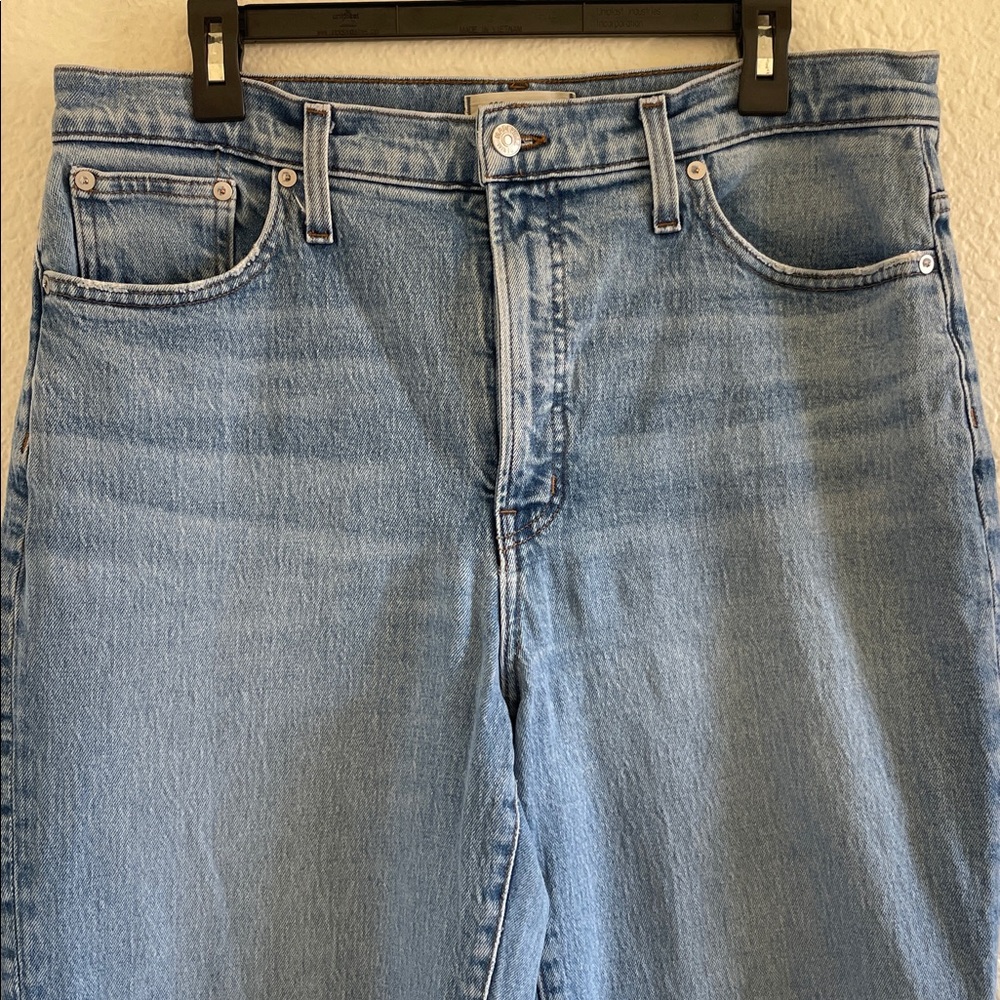 Madewell The Perfect Vintage Wide-Leg Crop Jean in Catlin Wash 32 - Picture 4 of 8
